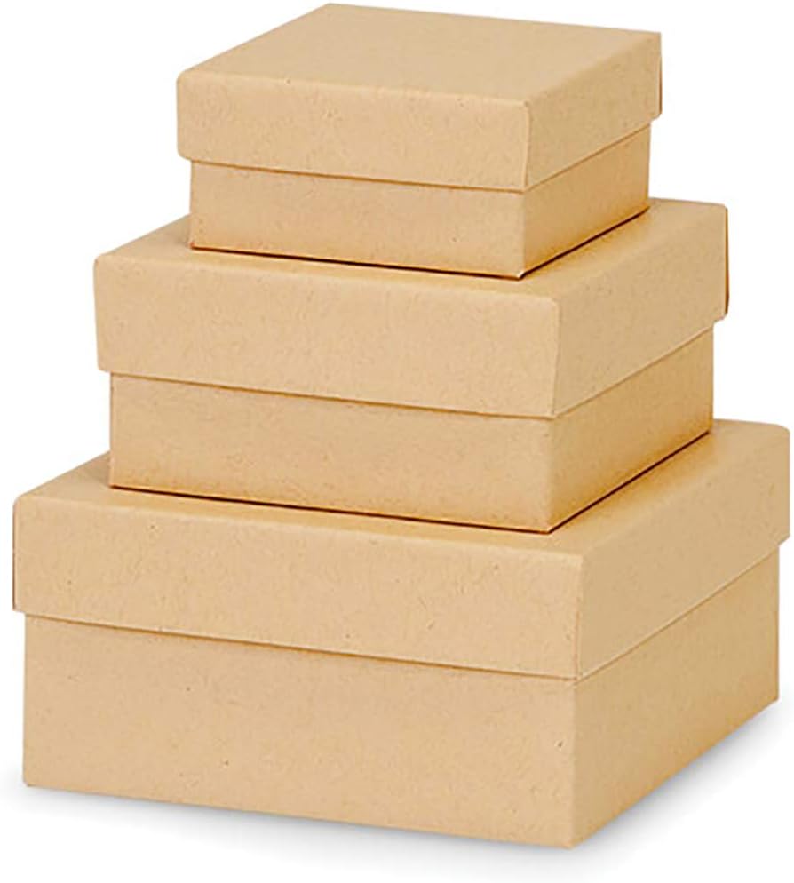 美国制造再生纸牛皮纸盒 – 0.64 厘米和 0.